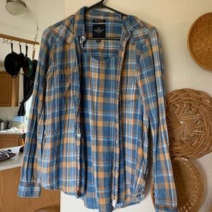American Eagle flannel boyfriend fit